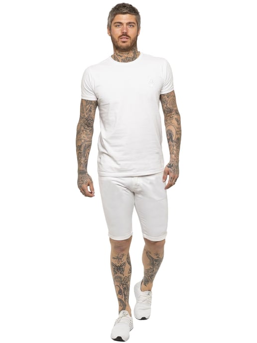 Kruze By Enzo | Mens Skinny Fit Denim Shorts