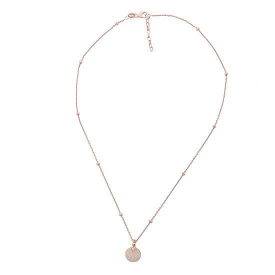 Orphelia 'Vera' Dames 925 Sterling Zilver Ketting met Hanger - Roze ZH-7231/RG - Image 2