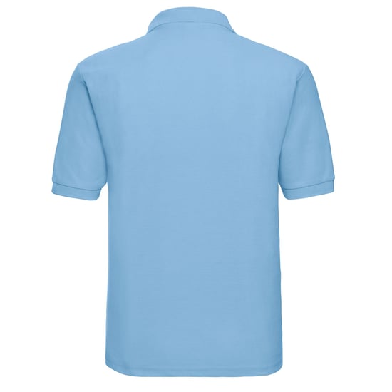 Russell Mens Polycotton Pique Polo Shirt (Sky Blue)