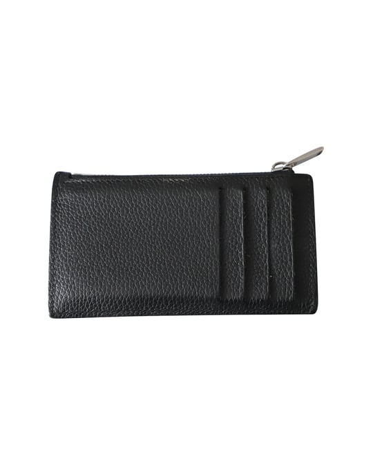 Dior Gezipte Kaarthouder in Beige en Zwart Jacquard - Image 2