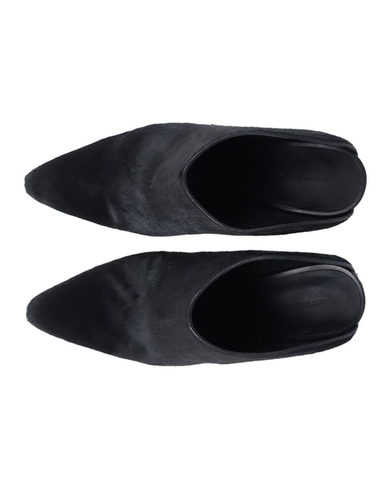 Alexander Wang Miranda Pony Muiltjes in Zwarte Wol - Image 5