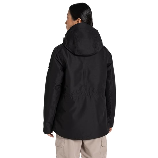 Craghoppers Dames/Dames Sally CO2 Renu waterdichte jas (Zwart) - Image 2