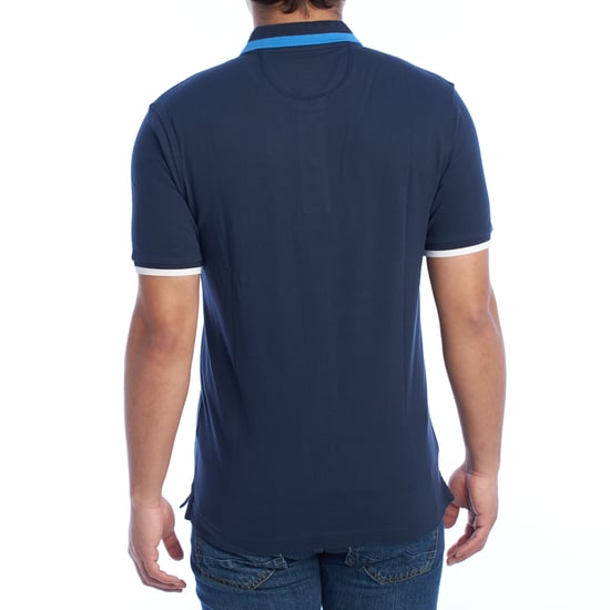 YMP006-PK001 Heren Slim Fit Korte Mouwen Polo Shirt - Image 3