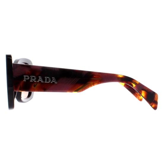 Prada Oval Womens Mahogany Brown Gradient PRA08S