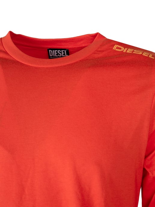 Diesel Longsleeve Just Mannen oranje - Image 4