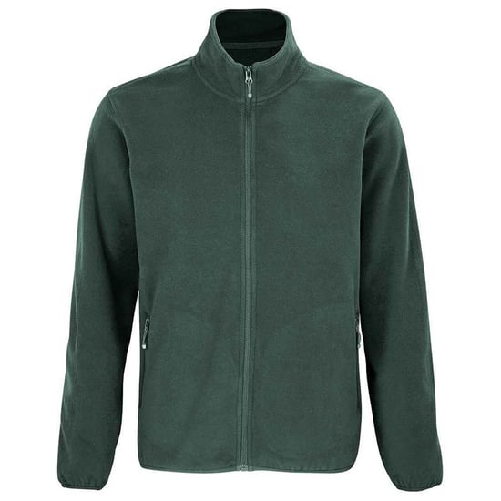SOLS Heren Factor Fleecejack met rits (Bosgroen) - Image 1