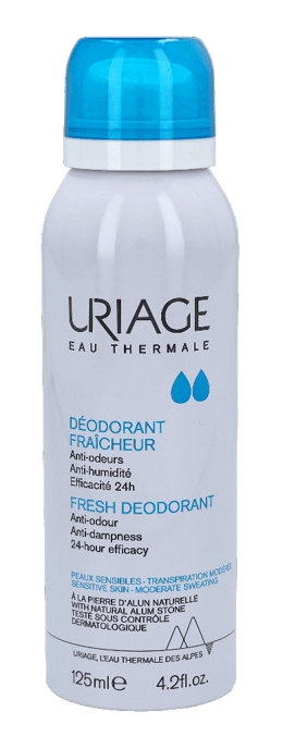 Uriage Deodrant Fraicheur- Fresh 24H125 ml. - Image 1