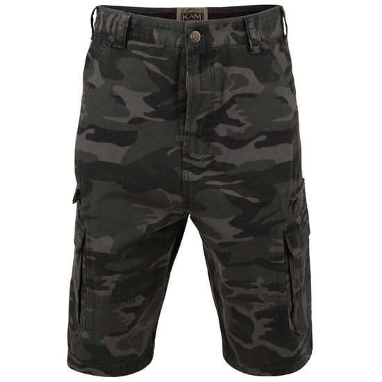 Kam Mens Camo Cargo Shorts