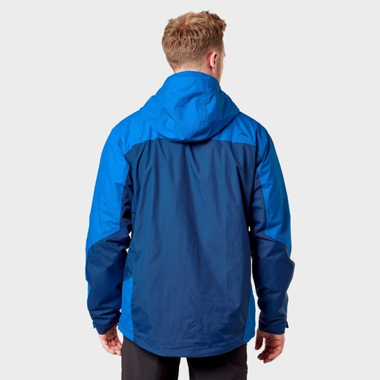 Peter Storm Men's Lakeside 3 in 1 Waterproof Jacket with Rollaway Hood, Hiking Raincoat