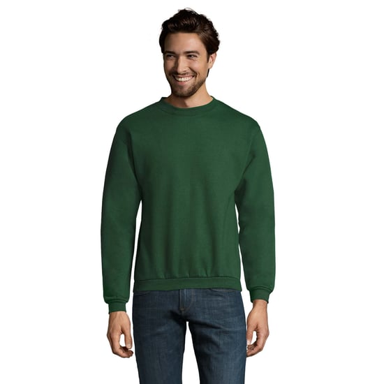 SOLS Heren Spider Ronde Hals Sweatshirt (Fles groen) - Image 1