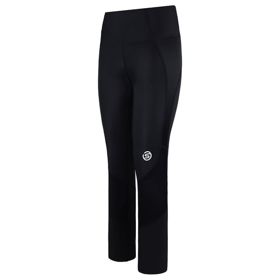 Skins Series-3 Stretch Black Women Long Tights Skyscraper Leggings ST40301089001