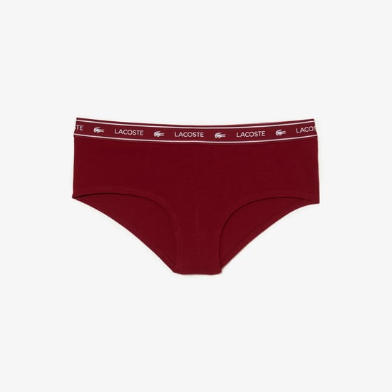 Heren Lacoste Ondergoed Shorty in Bourgondië - Image 1