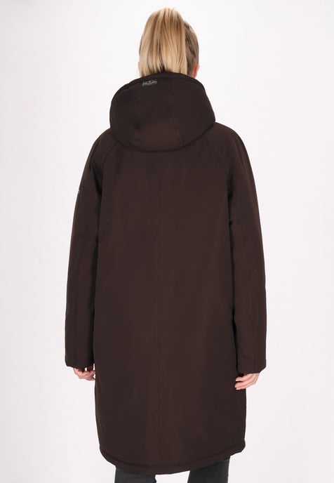 Schmuddelwedda Winter parka Dames donkerbruin - Image 4