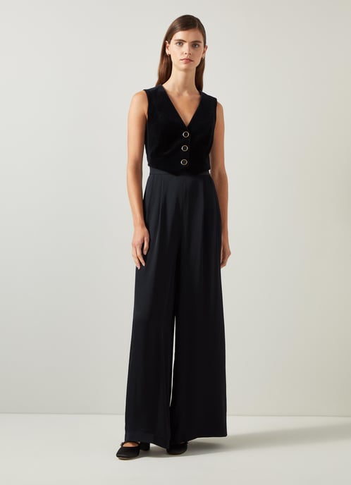 LK Bennett Carine Jumpsuits, Black