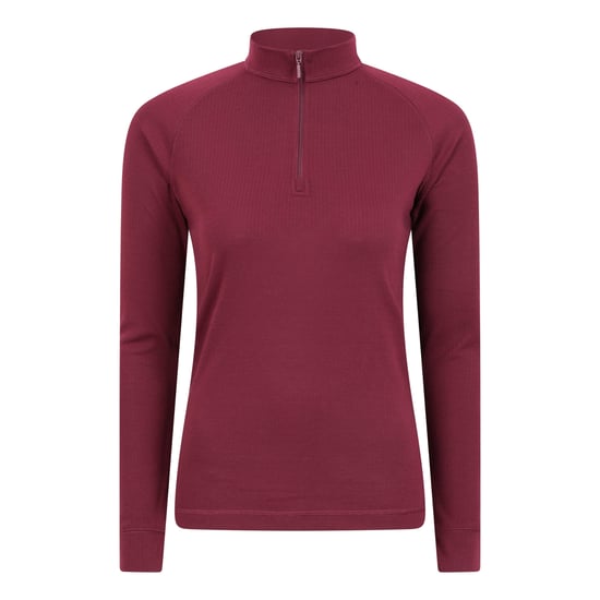 Mountain Warehouse Dames/Dames Talus Zip Neck Thermo met lange mouwen (Roze) - Image 1