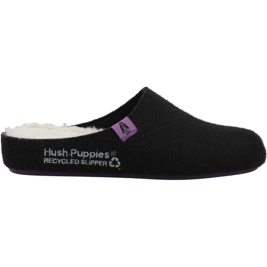 Hush Puppies The Good 90% Gerecycled RPET Polyester Damesslippers Zwart - Image 4