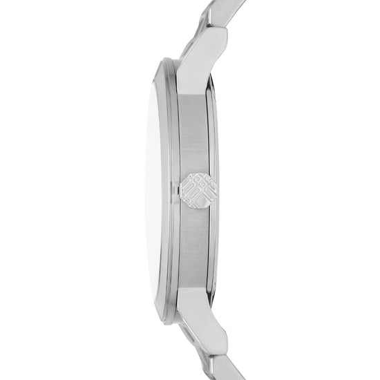 Burberry BU9037 The City Engraved Checked Steel Unisex Watch