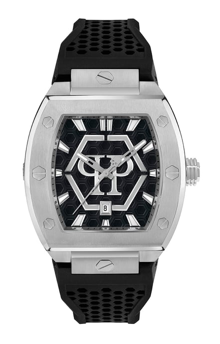 Philipp Plein The Hexagon Phantom Heren Horloge Zwart PWPUA0524 - Image 1