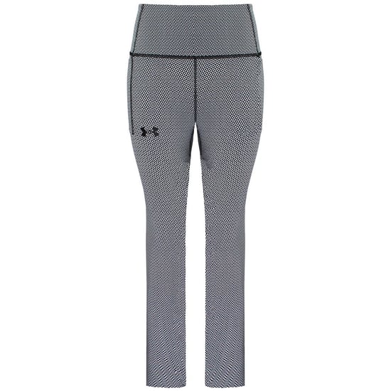 Under Armour HeatGear Stretch Waist Grey Womens Geo Ankle Leggings 1371114 001