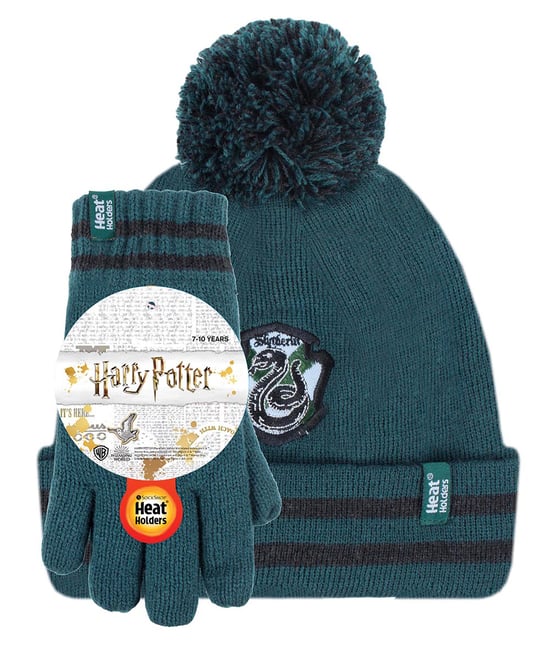 Heat Holders Harry Potter Muts & Handschoenen Set voor kinderen - Zwadderich - Image 2