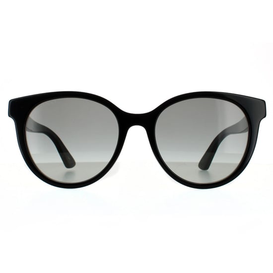 Gucci Round Womens Black Grey Gradient Sunglasses