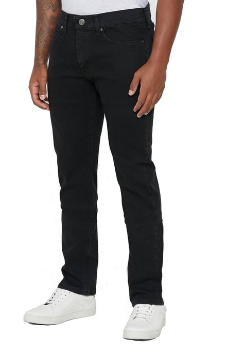 Lee - Broek - ESSENTIAL - BLACK OVERDYE BLACK - Image 1
