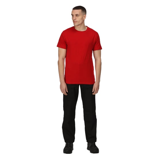 Regatta Mens Pro Cotton Soft Touch T-Shirt (Classic Red)
