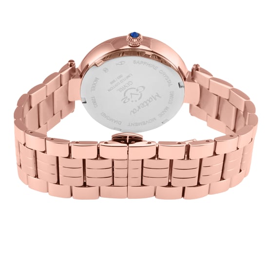 GV2 Women's Matera 12805B Swiss Quartz Diamond White MOP Dial Watch