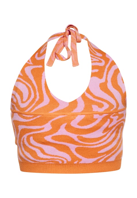 Mymo Kropp-Top Dames roze oranje - Image 4