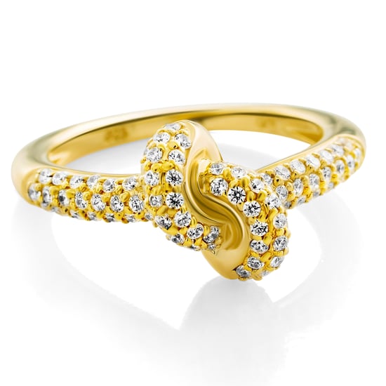 Orphelia 'Palma' Dames 925 Sterling Zilveren Ring - Goud ZR-7569/G - Image 1