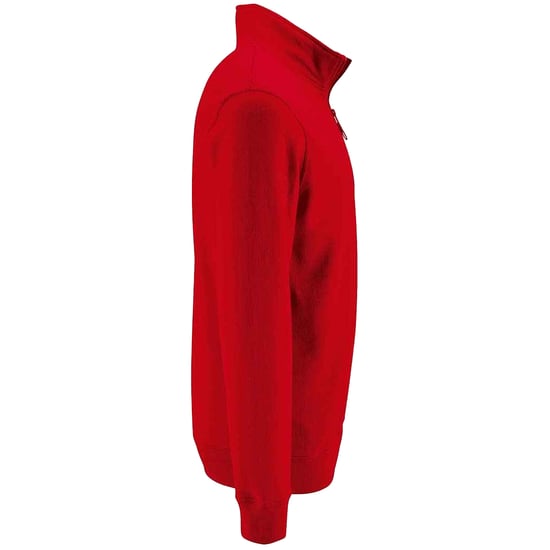 SOLS Heren Stan Zip Staande Kraag Trui (Rood) - Image 3