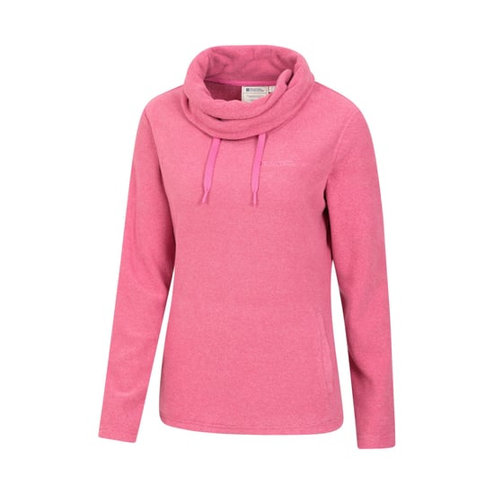 Mountain Warehouse Dames Hebridean Cowl Neck Fleece Top (Donkerroze) - Image 4