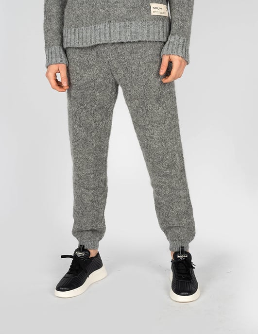 Takeshy Kurosawa Trousers Boucle Men's Grey