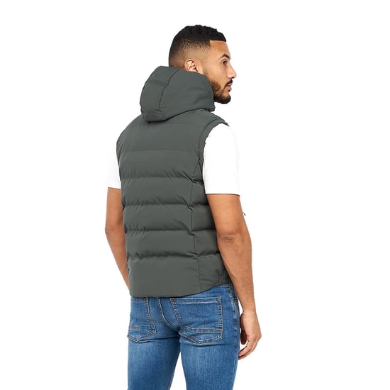 Crosshatch Heren Kampleys Gilet met reliëf (Diepe olijf) - Image 2