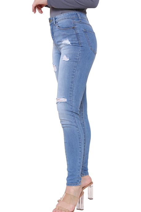 Womens Skinny Stretch Denim Jeans| Enzo Designer Ladieswear