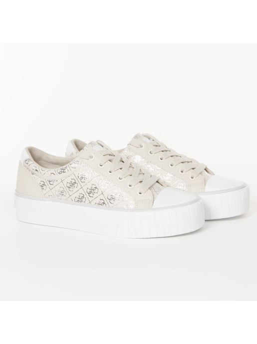 Guess damessneakers met logo, maat 4G, zilver - Image 1
