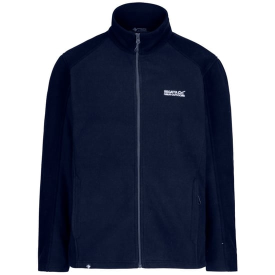 Regatta Great Outdoors Mens Hedman II Two Tone Full Zip Fleece Jacket (Navy/Navy)