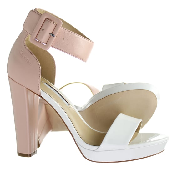 Calvin Klein Caitlin Womens White/Pink Shoes