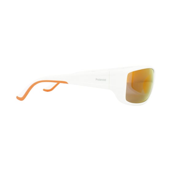 Polaroid Sport Sunglasses PLD 7011/S IXN OZ White Orange Red Mirror Polarized