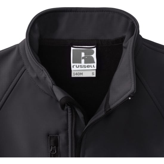 Russell Heren waterbestendig & winddicht Softshell-jasje (Zwart) - Image 4