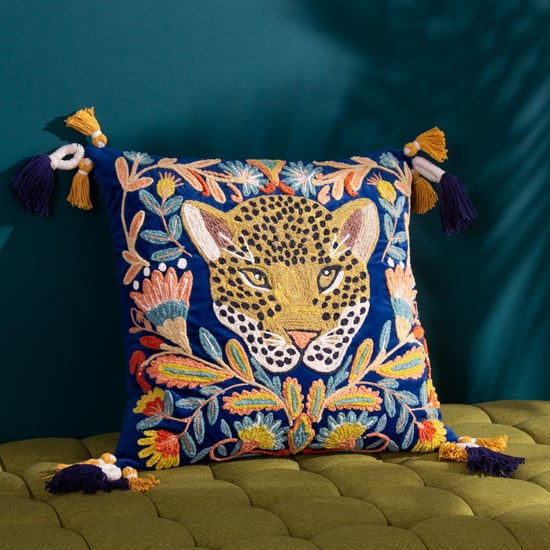 Wylder Tropics Regal Leopard Geborduurde Velours Kussenhoes - Image 6