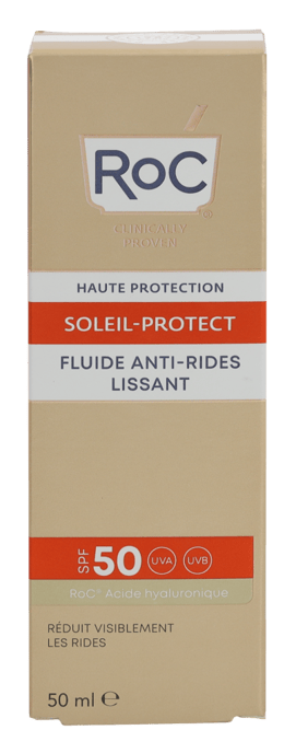 ROC Soleil-Protect Anti-Wrinkle Smoothing Fluid SPF50+50 ml. - Image 2