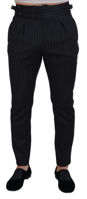 Gestreepte Wol Chino Broek - Image 1