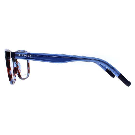 Tommy Hilfiger Rectangle Womens Blue Tortoise Glasses