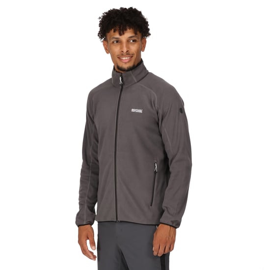Regatta Heren Hadfield Full Zip Fleece Jas (Afdichting Grijs) - Image 4