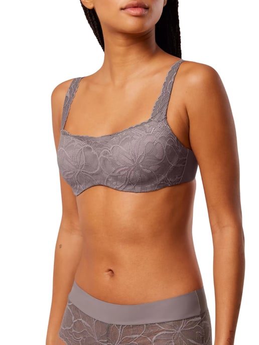 Body Make-Up Illusion Lace Padded Balcony Bra