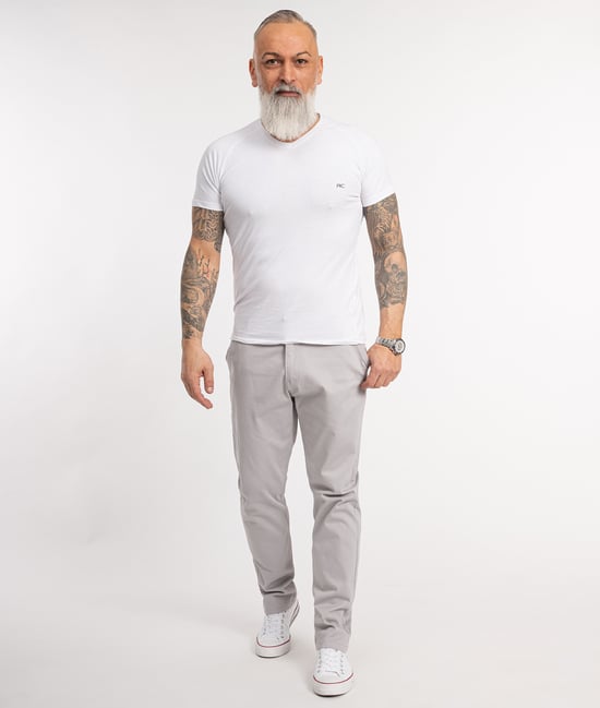 Indumentum Stoffhose Hellgrau