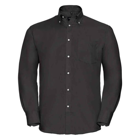 Russell Collection Heren Ultimate Formeel Overhemd Met Lange Mouwen (Zwart) - Image 1