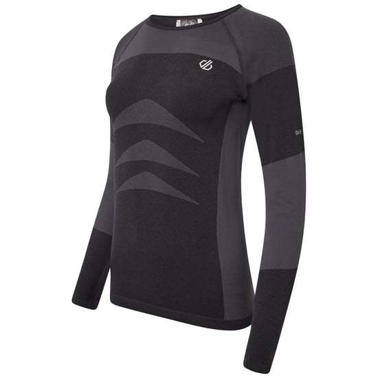 Dare 2B Womens/Ladies In The Zone II Base Layer Set (Black/Black)