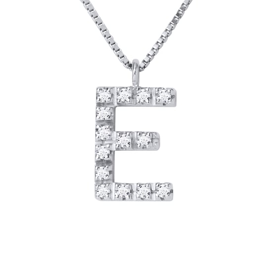 DIADEMA - Necklace with Diamonds - E -White Gold